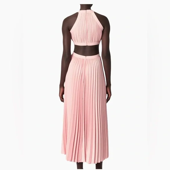 MAJE PLEATED MIDI DRESS - Picture 5 of 9